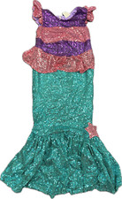 Spooktacular Creations Halloween Mermaid Sequin costume Child Girl 3T 3/4yo 