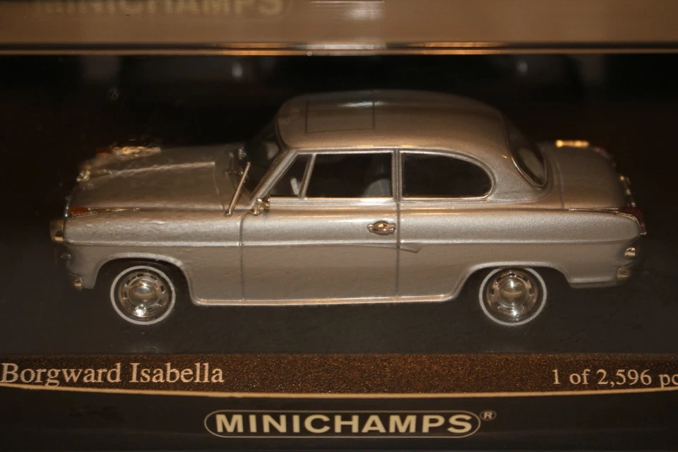 Minichamps 1959 Borgward Isabella Silver 1/43 Scale - Image 2 of 4