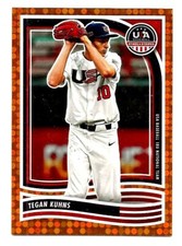 2024 Panini USA Stars and Stripes Orange Tegan Kuhns #84 Sn  31/75