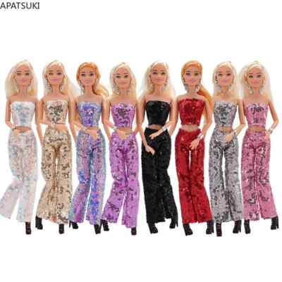 Multi-Color Sequin Clothes Set For 11.5'' Doll Outfits 1/6 BJD Dolls Accessories