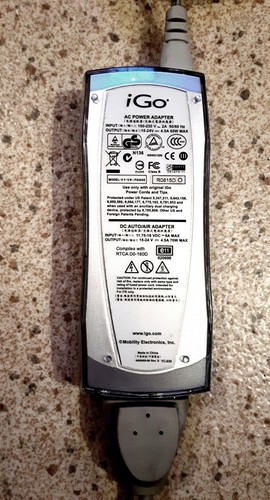 iGo AC POWER ADAPTOR Model PS0055 / R0815D O and cables 15-24v, 4.5A, 65Watt max - Picture 3 of 12