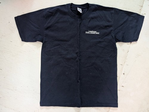 Vintage Longaberger Employee only Make A Basket Shop T-shirt blue large