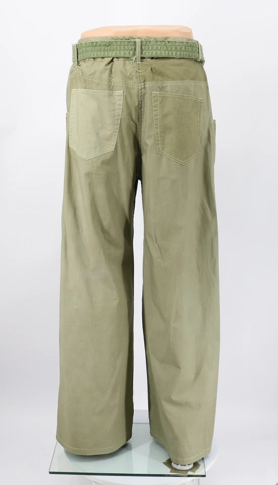 DIESEL P-ILLIN MUJER PANTALONES CON PANTALONES CORTOS EU 44 UK 16 CAQUI PRECIO DE VENTA SUGERIDO POR EL FABRICANTE 330 £ EG Foto 3 de 4