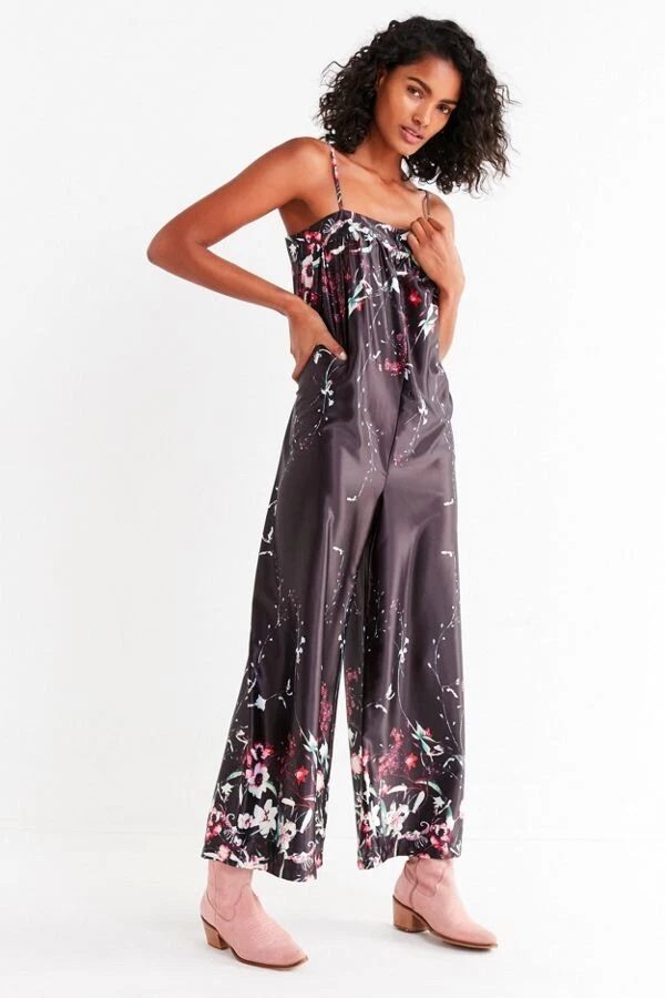 Urban outfitters floral jumpsuit hotsell