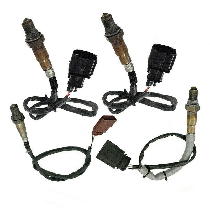Juego de 4 sensores de oxígeno O2 para Volkswagen Touareg 2004-2006 3,2 L V6 aguas arriba + abajo Foto 3 de 4