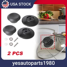 2 Pcs Kitchen Cookware Replacement Grip Knob Handle For Crock Pot Pan Lids Cover