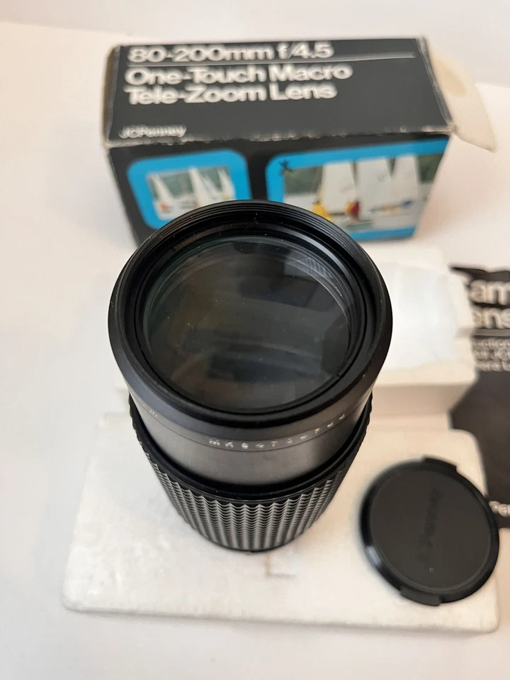JC Penney 80-200mm f/4.5 One-Touch Macro Tele-zoom Lens Olympus Bayonet Mount - Image 4 of 4