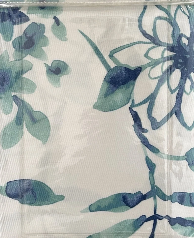 Nicole Miller Fabric Shower Curtain Robyn Floral 72 x 72 100% Cotton Blend NOS - Image 3 of 4