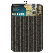 Image of JVL Infinity Entrance Foyer Scraper Door Mats Runner Mat for Indoor Outdoor Use