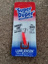 NOS   Luhr Jensen     Super Duper  500    Fire Fishing Lure 