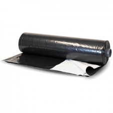 Silage Tarp 8 Mil Black/white Plastic Sheeting - Choose Your Size