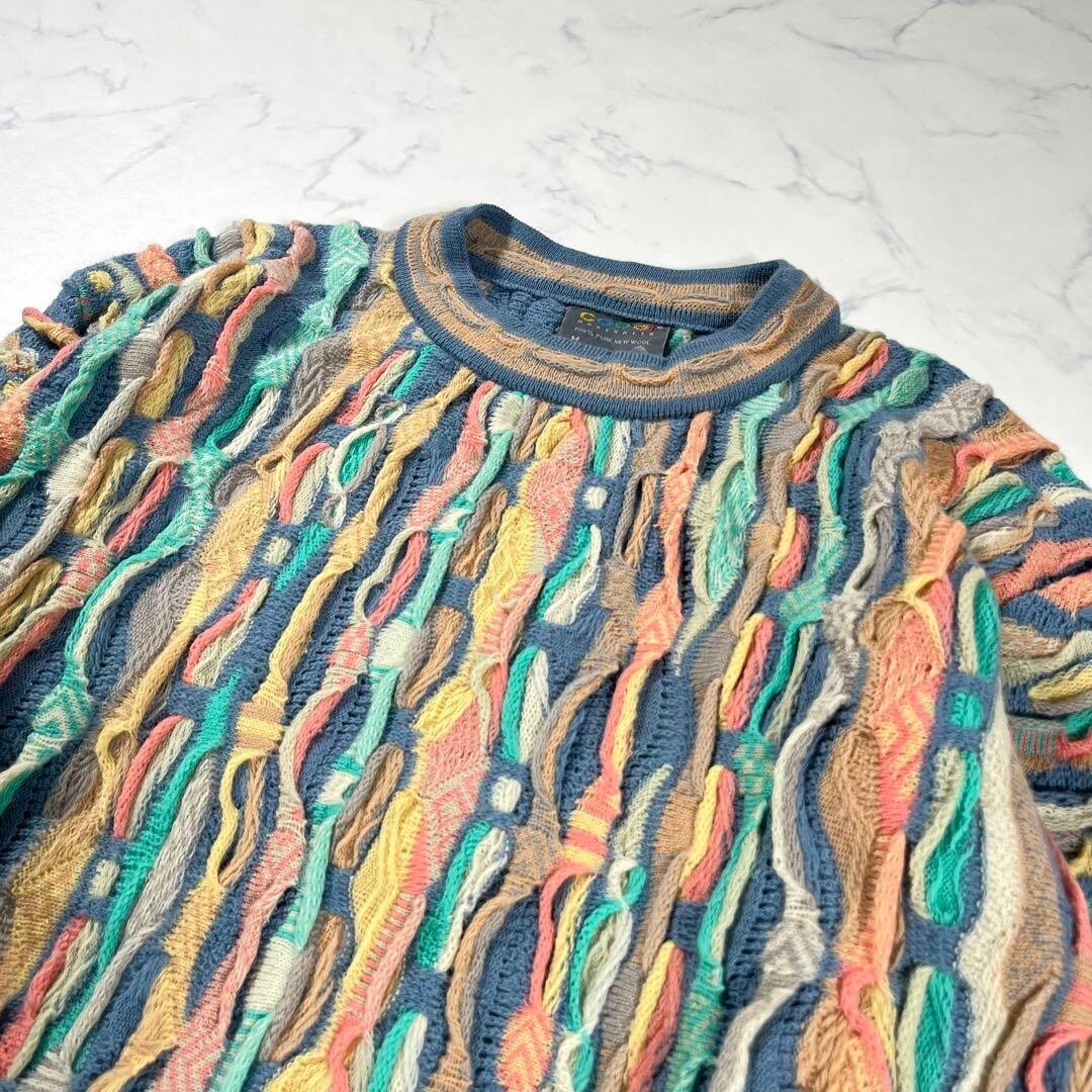 【USA古着】old-coogi 3d knit pure new wool Vintage Coogi 3D Knit Pure New Wool Sweater | eBay