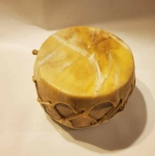 Vintage Native American Drum Brown