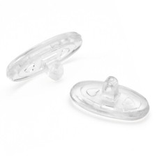 KEYTO Rubber Clear Nosepads Replacements for-Burberry BE1372-57 Sunglasses