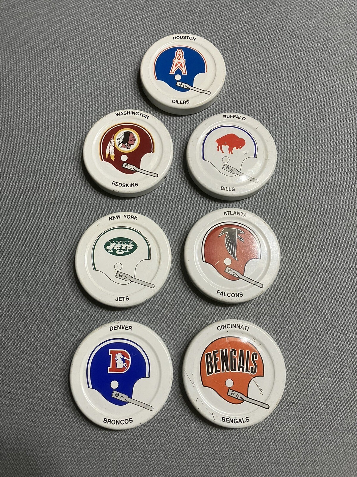 Vintage Gatorade NFL Bottle Caps Complete Set Of 26 Plus Doubles eBay