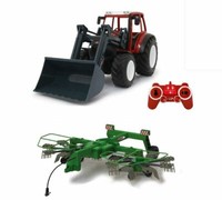 Jamara 405050 Lindner Geotrac Mit Frontlader + 412589 Schwader Twin Roto Trakto