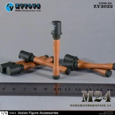 ZYTOYS ZY2022 1/6 Stielhandgranate24 6pcs/Set Weapon fit 12'' Soldier Figure