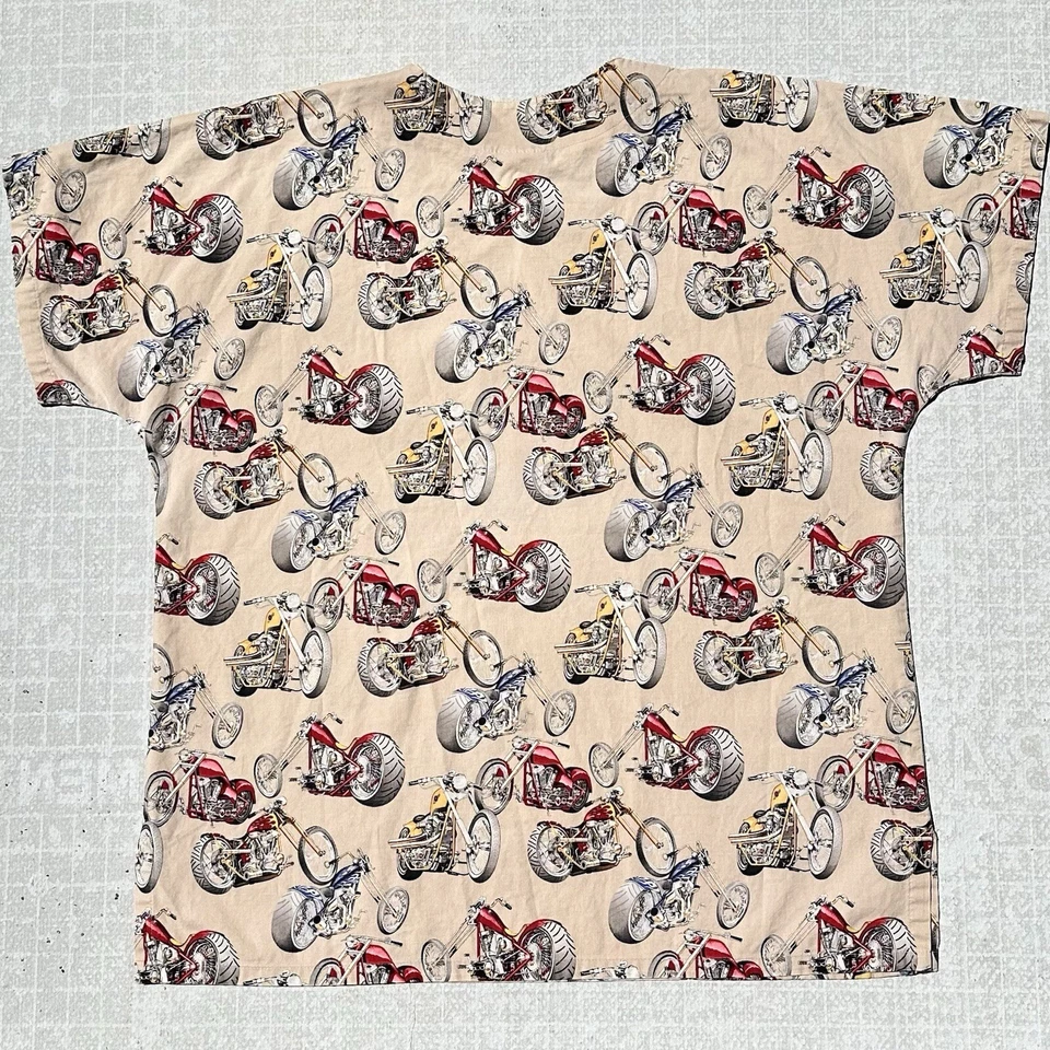 De colección Años 90 Hecho Sobre Exfoliantes EE. UU. Motocicleta Bolsillos Medianos Motociclista Occidental Difícil de Encontrar Raro Foto 2 de 4