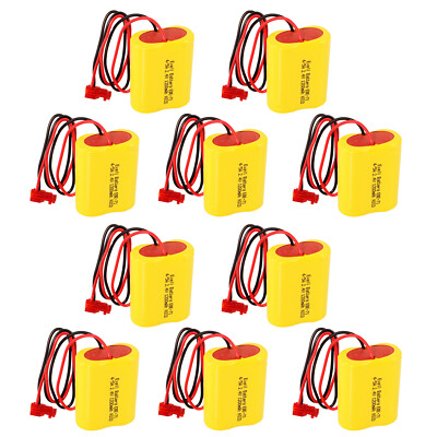 10pc Emergency Lighting Battery Compatible With Lithonia ELB2P401N CUSTOM-71