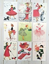 9 Retro Style Christmas Handmade Pocket Letter Cards Scrapbooks Journals Crafts