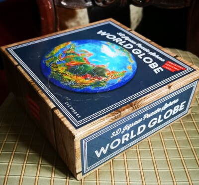 BRANDNEU Weltkugel Karte 3D Puzzle Kugel Puzzle 212 Teile pädagogischer Spaß