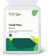 Vitali-Paws Dog Joint Support Supplement for Pets - 120 Tablets | Collagen, MSM,