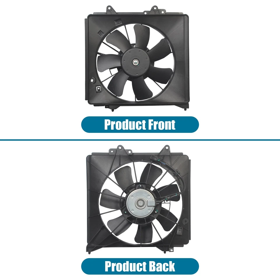 Radiator Cooling Fan Assembly For 09-14 Honda Fit Passenger Side Foto 4 de 4