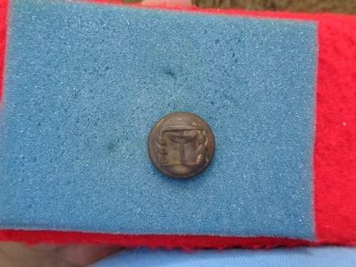 Rare Pre-Civil War Confederate Georgia State Seal Coat Button Pensacola, Florida