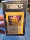 ​1999 Pokemon Base Set Pikachu Red Cheeks Shadowless #58 SGC 9.5 MT+ Pop 9