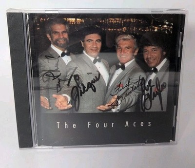 THE FOUR ACES  WE ARE SINGERS     CD  SIGNED B578