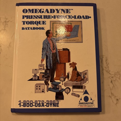 #ad OMEGADYNE Pressure Force Load Torque Databook HC 1996 EUC $49.99