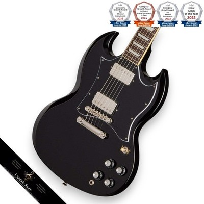 Epiphone Inspired by Gibson SG Standard Ebony Electric Guitar | eBay