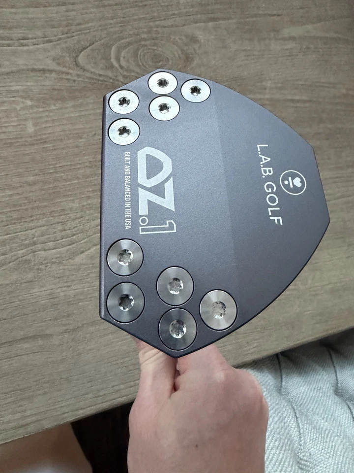 NEW LEFT HAND LAB GOLF CUSTOM CHARCOAL GREY OZ.1 UPGRADED GEARS GRAPHITE 34.5/69 - Image 3 of 4