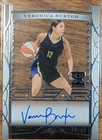 Leaf Trinity Clear Auto Veronica Burton Dallas Wings RC Auto #CA-VB1 Silver /49
