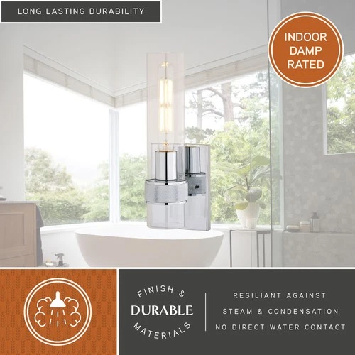 Vaxcel Lighting W0428 Bari 13" Tall Bathroom Sconce - Black - Picture 5 of 12