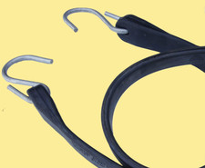 Set of 40 JB tarp lashing straps made of high-strength natural rubber, 21-inch