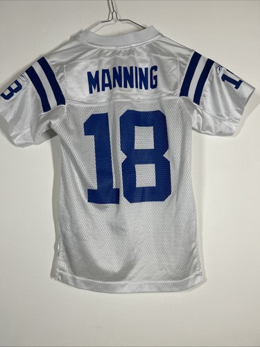Reebok Payton Manning #18 Indianapolis Colts Jersey VTG NFL Kids S