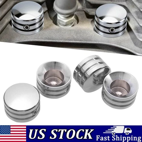 Fit For Harley Sportster 883 1200 Big Twin 1340 Evo 4PCS Chrome Head Bolt Covers