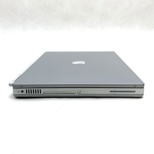 Apple PowerBook G4 A1001 Titanium 15.3" Untested, Original Box, 3 Battery Packs - Picture 5 of 11