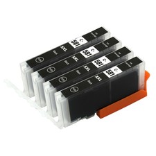 4 Black CLI Ink Cartridges for Canon PIXMA TS6250 TS705a TS8251 TS8352a TS9551ca