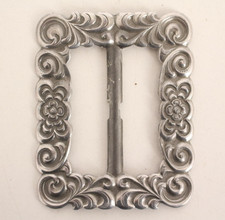 Belt Buckle Art Nouveau 50s 60s Vintage Ladies Dress Trousers Belt Buckle