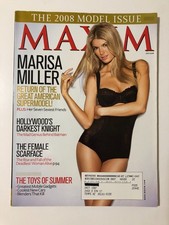 Maxim Magazine July 2008 Model Issue Marisa Miller