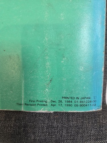 1985 Toyota MR2 MR-2 Turbo Coupe Factory Shop Service Repair Manual Book - Picture 3 of 9