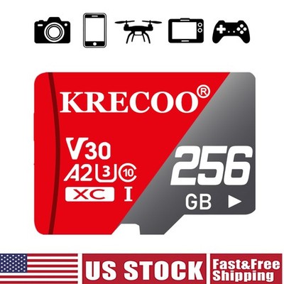 Micro SD Card Micro SDXC Memory Card Class 10 UHS-I U3 A2 V30 150MB/s for 4K Lot