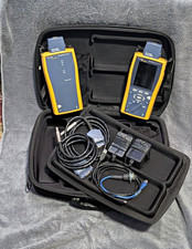 Fluke Networks DTX-1800 CableAnalyzer SmartRemote Case Cables Cat6A 100MHz