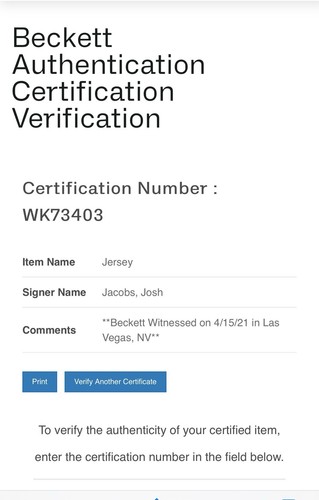 New Josh Jacobs AUTO Signed Las Vegas Raiders Custom Jersey Size XL wCOA BECKETT - Picture 5 of 5