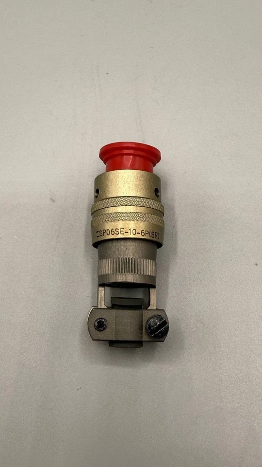 SP06SE-10-6P(SR) MIL-DTL-26482 Plug + Backshell + Clamp + Gold Pins NOS - Image 2 of 4