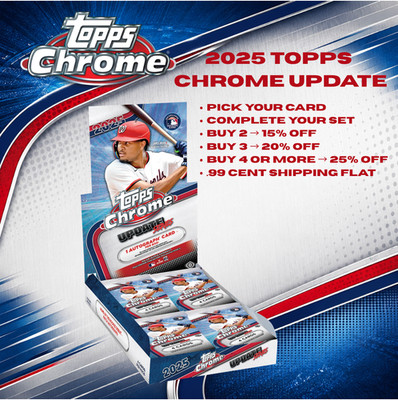 2025 Topps Chrome Update USC1-USC200 You Pick Complete Set Bulk Deals