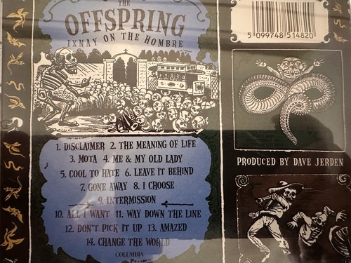 THE OFFSPRING - Ixnay On The Hombre CD 1997 Columbia AS NEW! - Picture 2 of 2