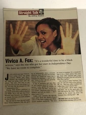 Vivica A Fox Vintage Magazine Article One Page ART5